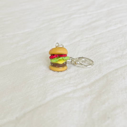 Mini Cheeseburger Keychain